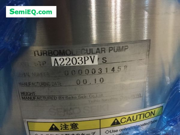 Seiko Seiki STP-A2203 Turbo Pump Assy
