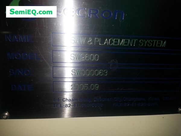 SECRON SW2600 Package Saw Handler