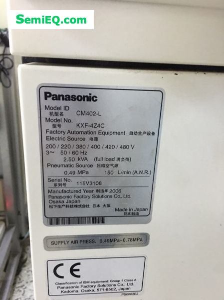 Panasonic CM402-L Chip mounter