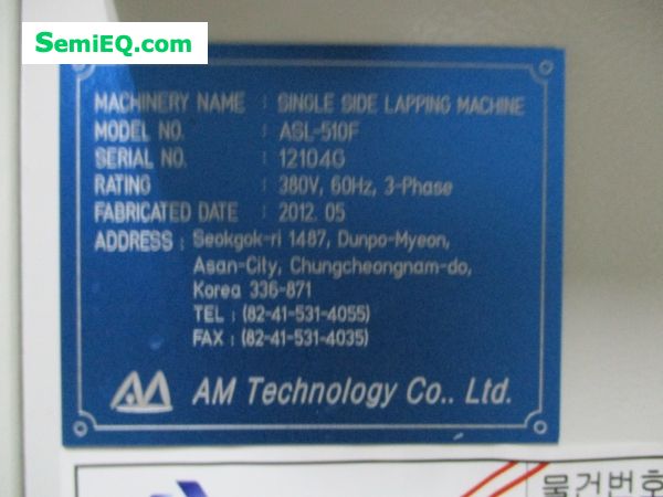 AM-TEC ASL-510F Polishing